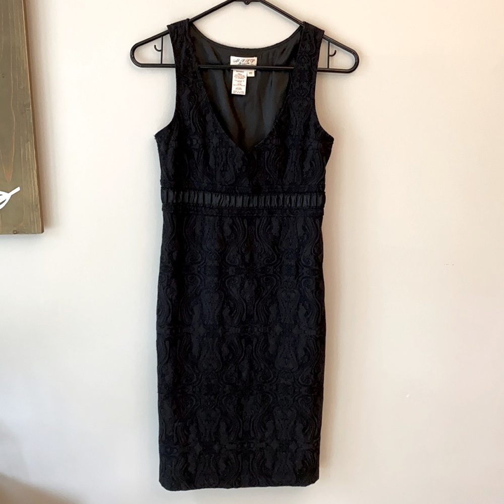 M.S.S.P Max Studio Black Lace Dress